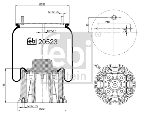 Bellow, air suspension